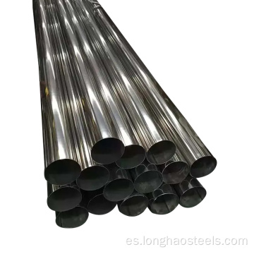 304/201/316 tubería de acero inoxidable redonda decorativa